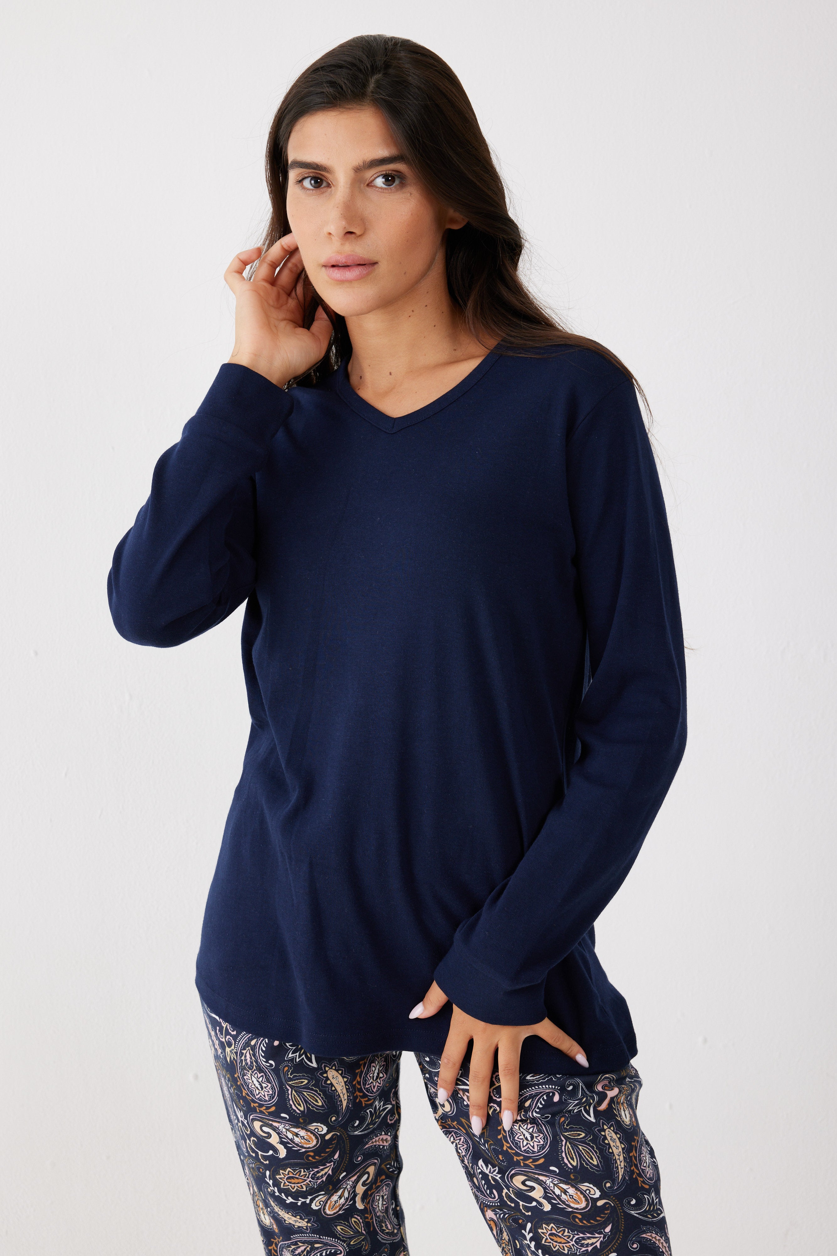 סט פיג'מה דקה 100% כותנה