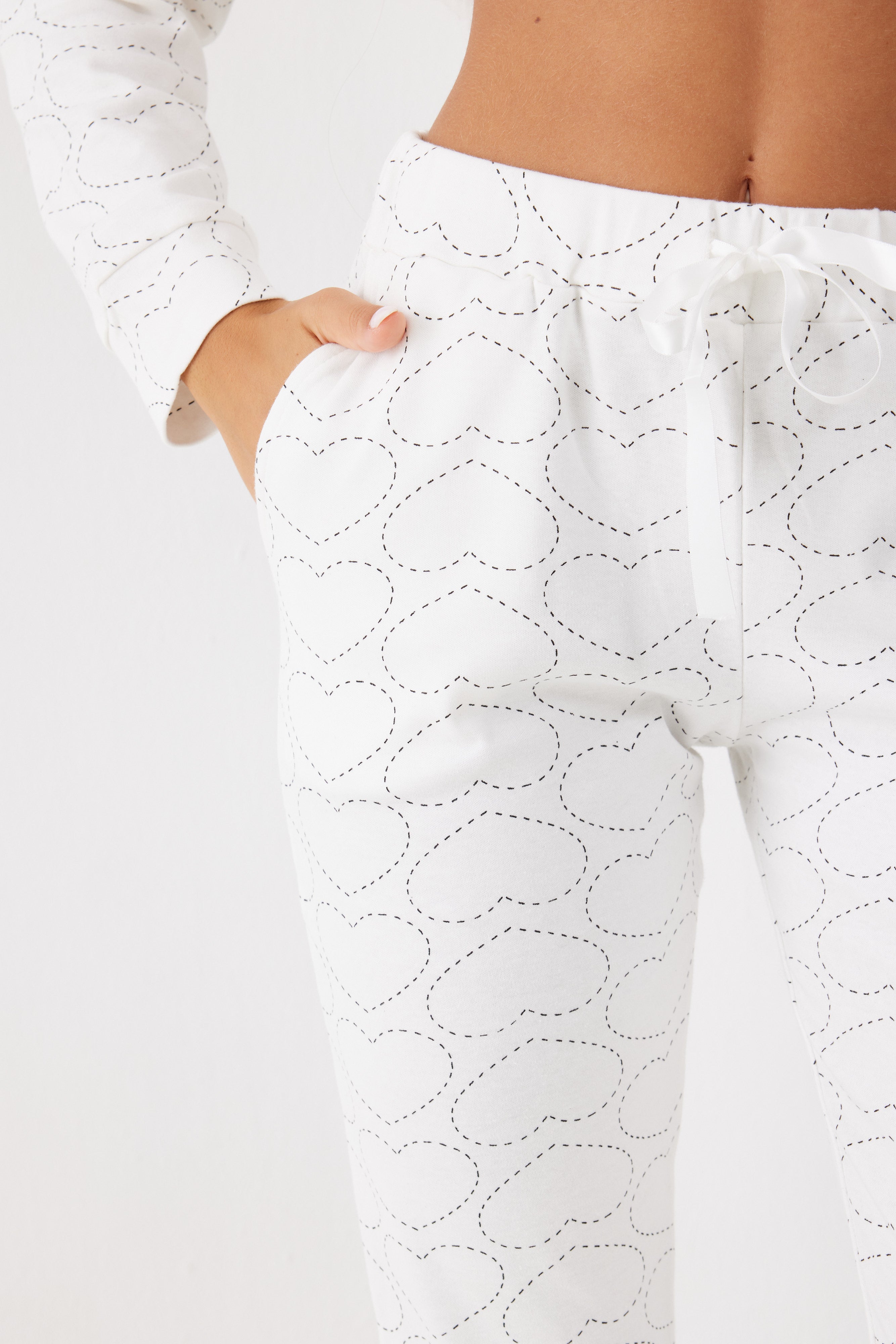 סט פיג'מה 100% כותנה