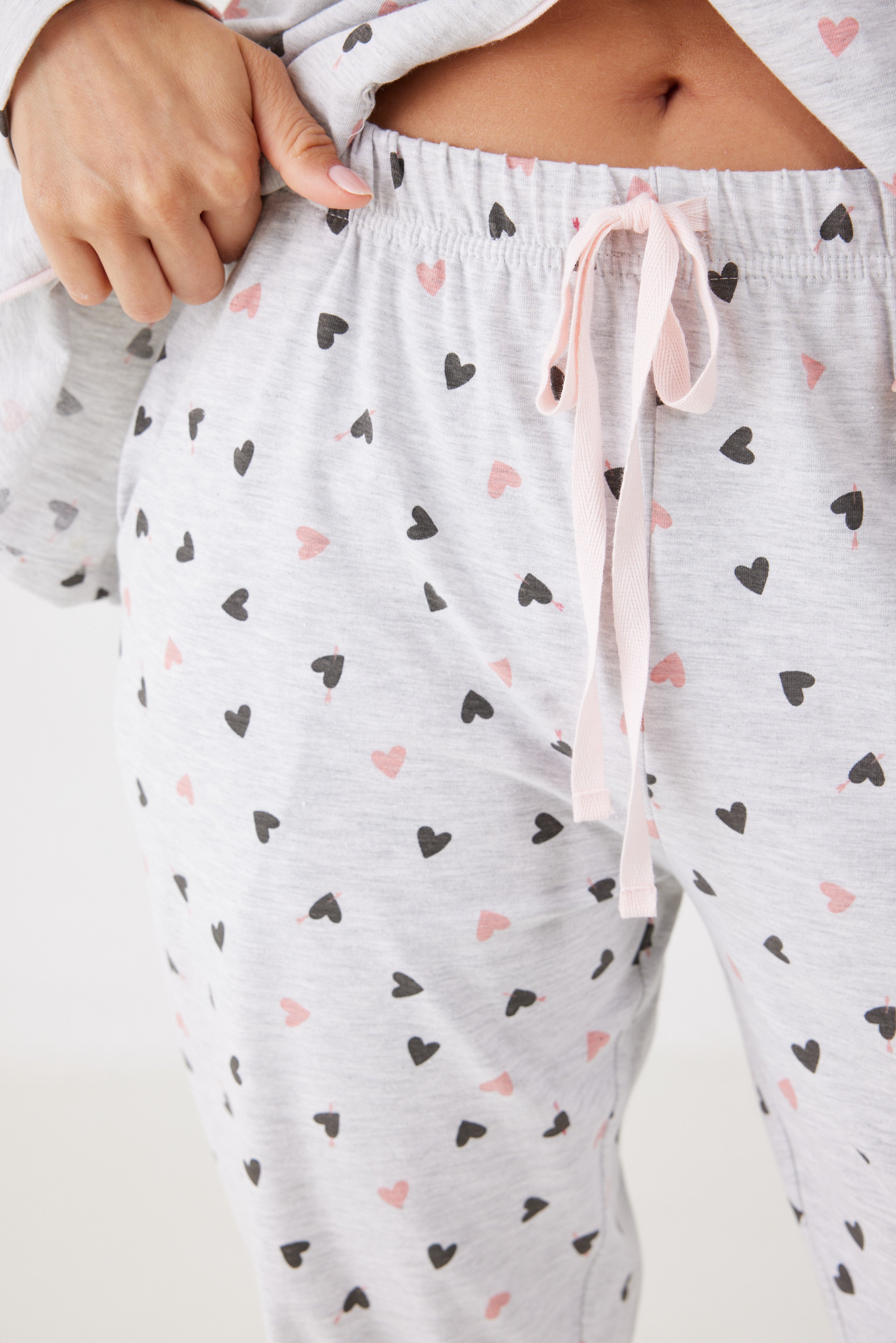 פיג'מה מכופתרת ויסקוזה