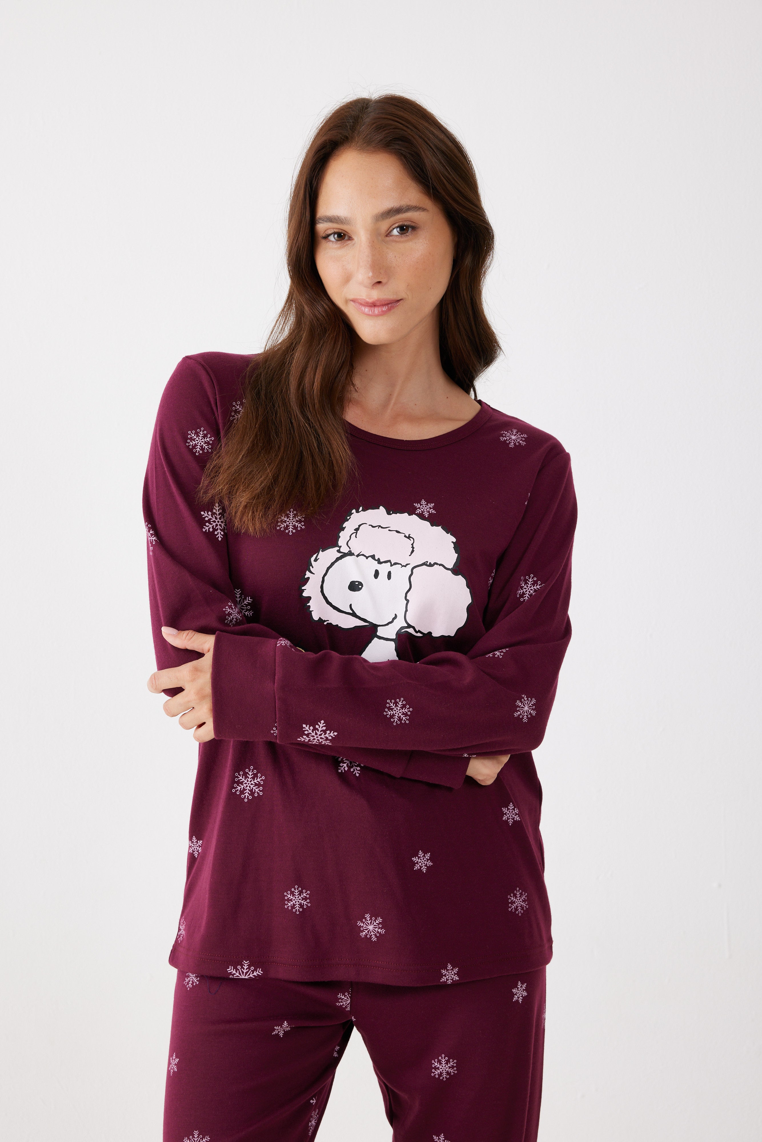 פיג'מה סנופי אינטרלוק