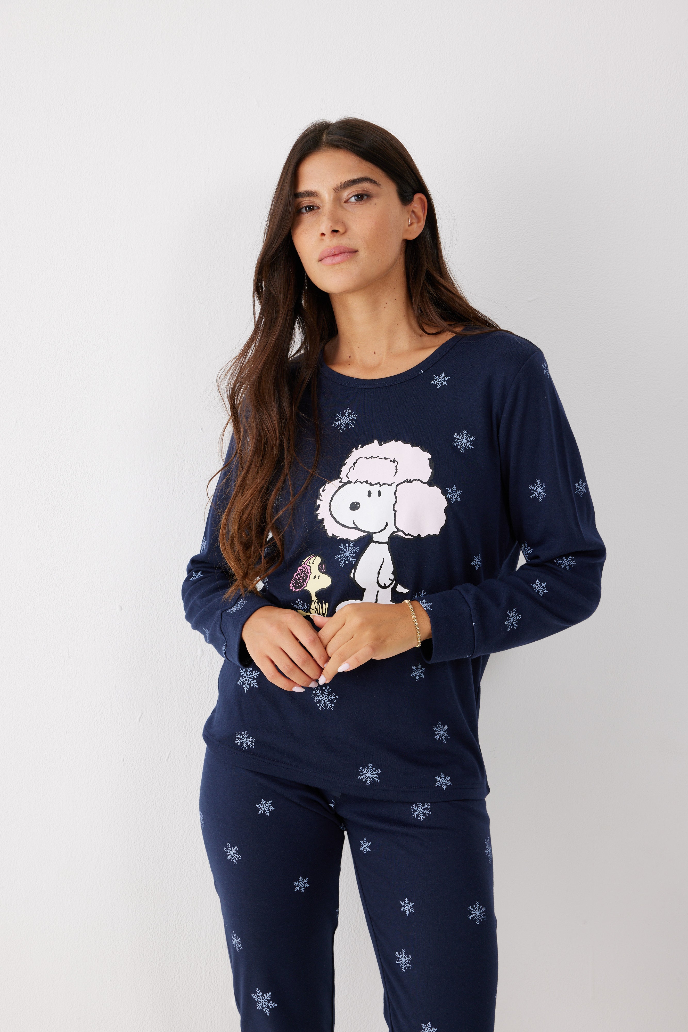 פיג'מה סנופי אינטרלוק