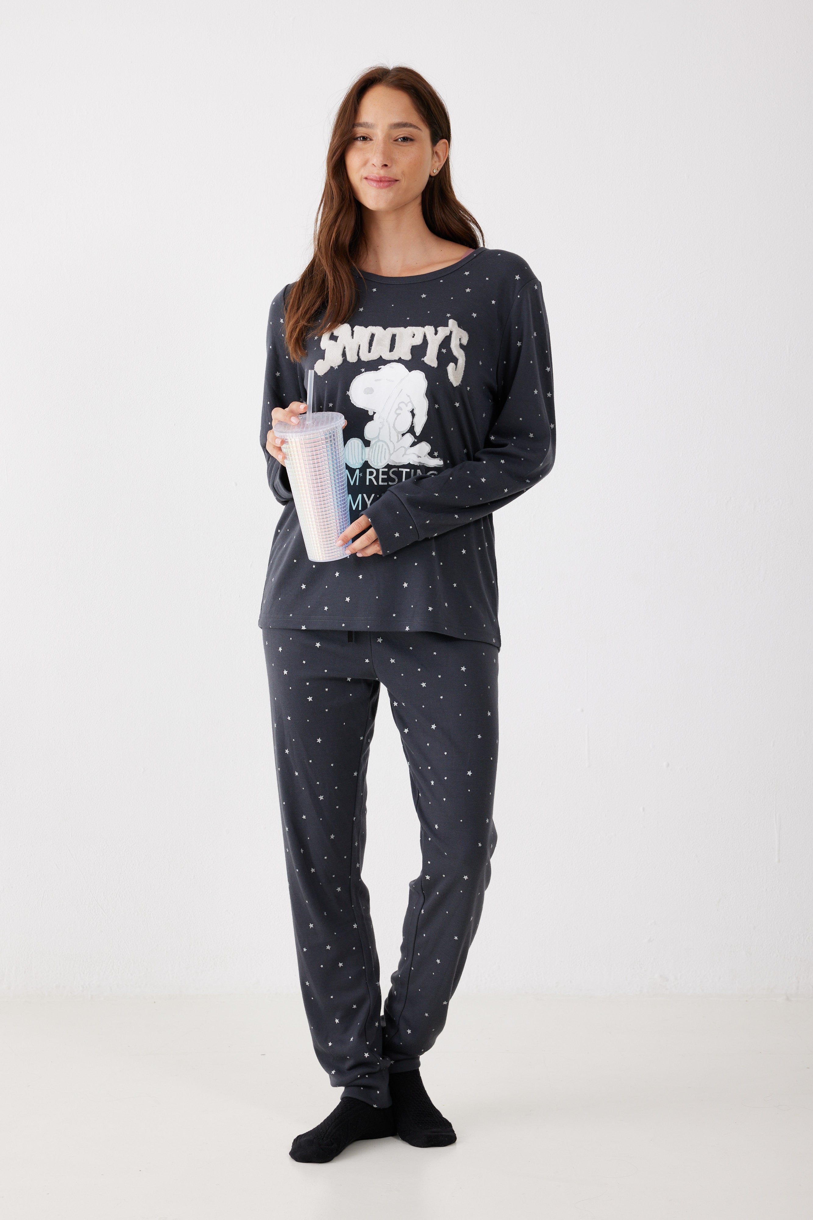 פיג'מה סנופי אינטרלוק