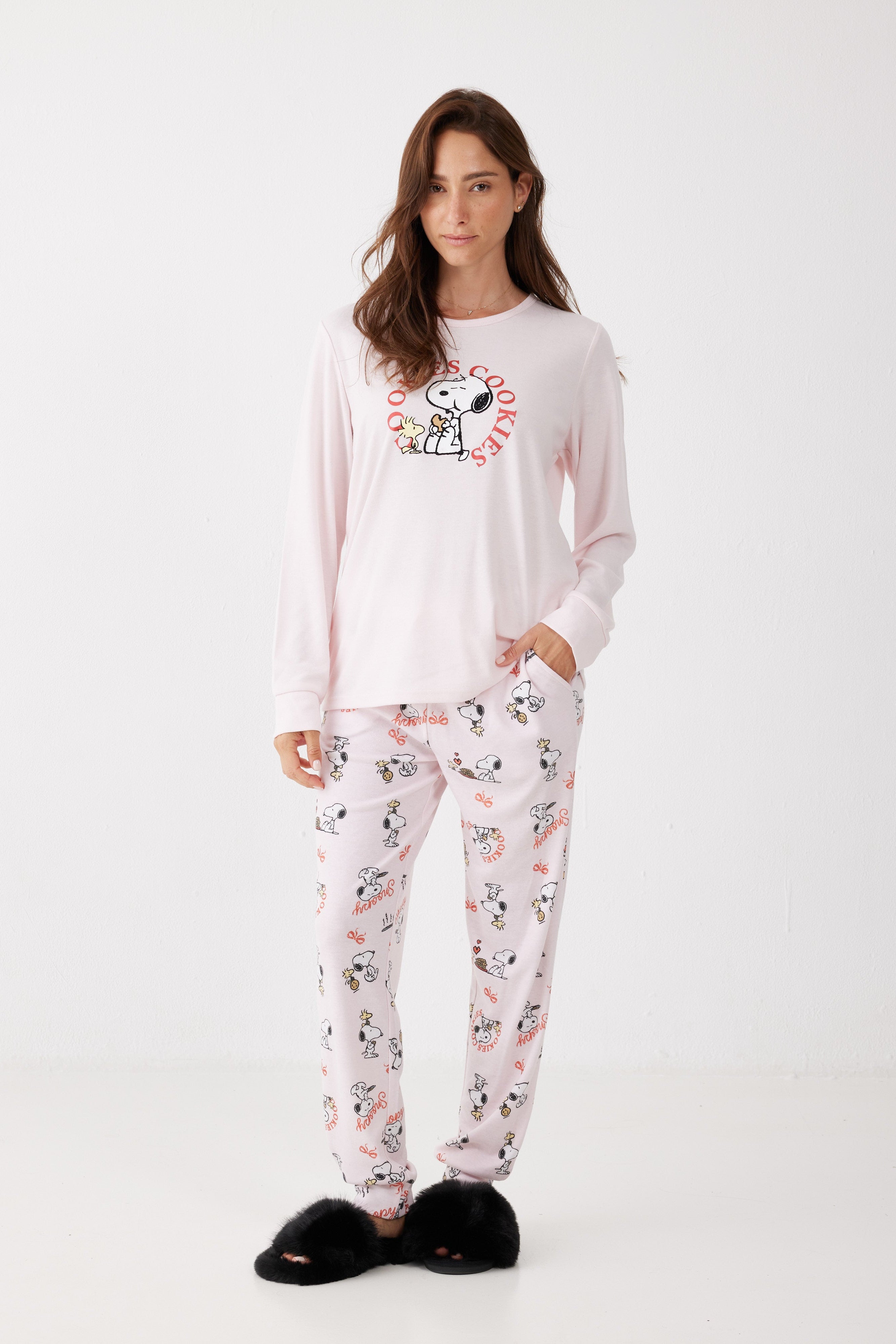 פיג'מת סנופי אינטרלוק