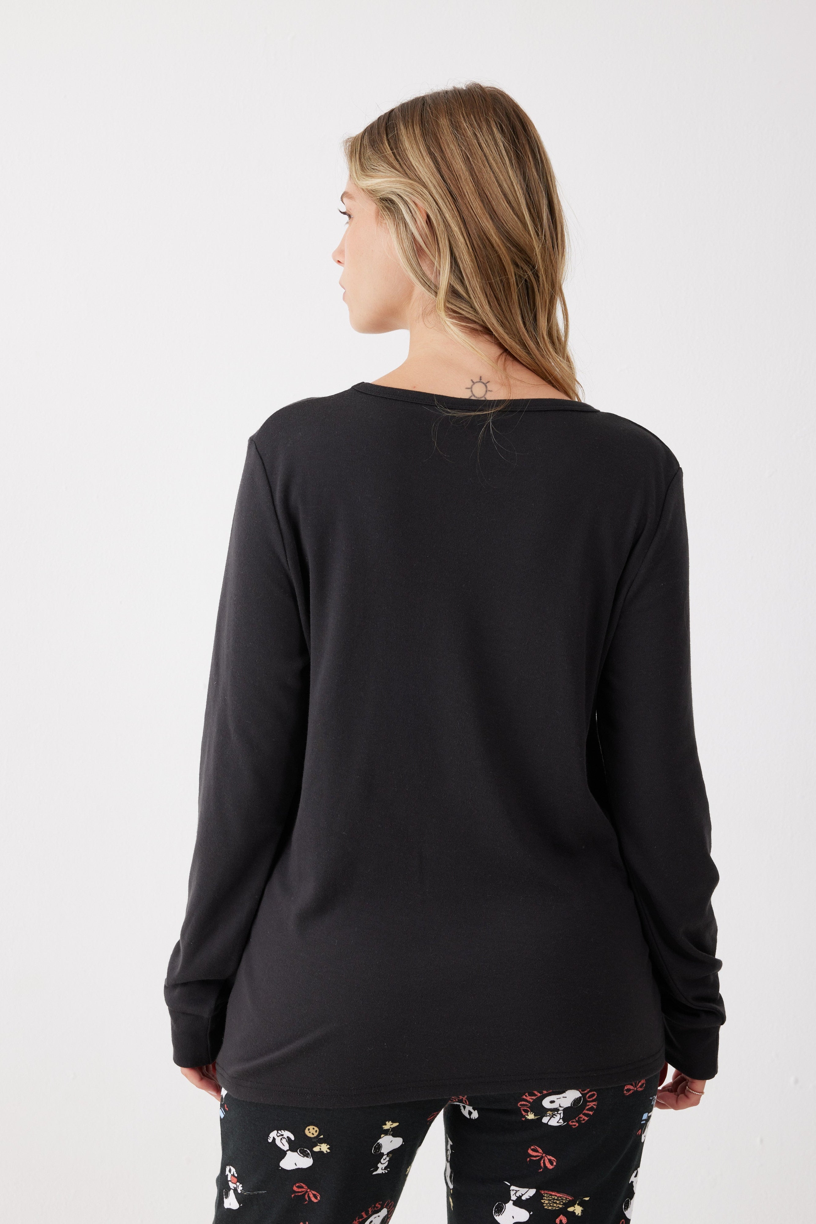 פיג'מת סנופי אינטרלוק