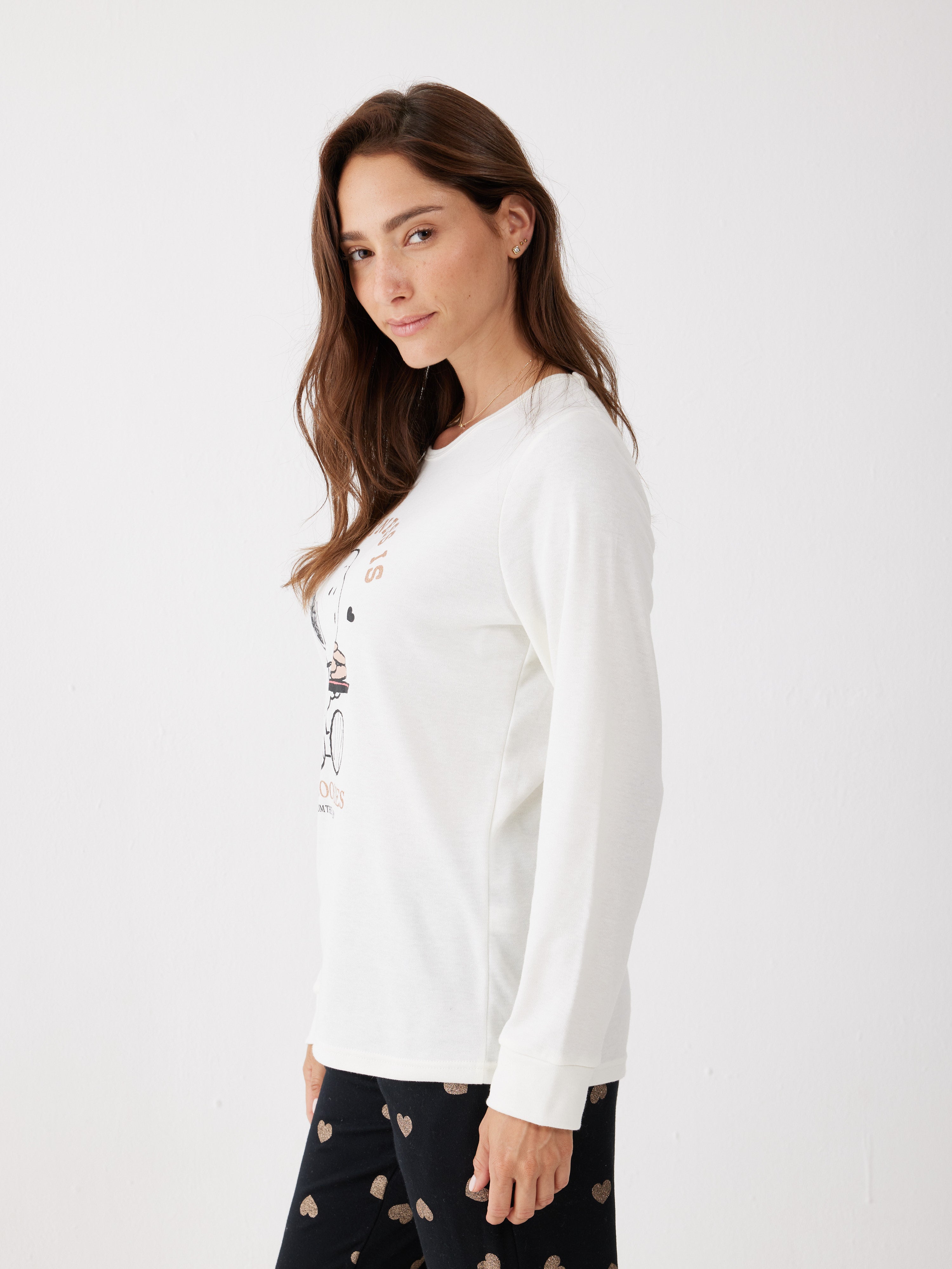 פיג'מה סנופי אינטרלוק