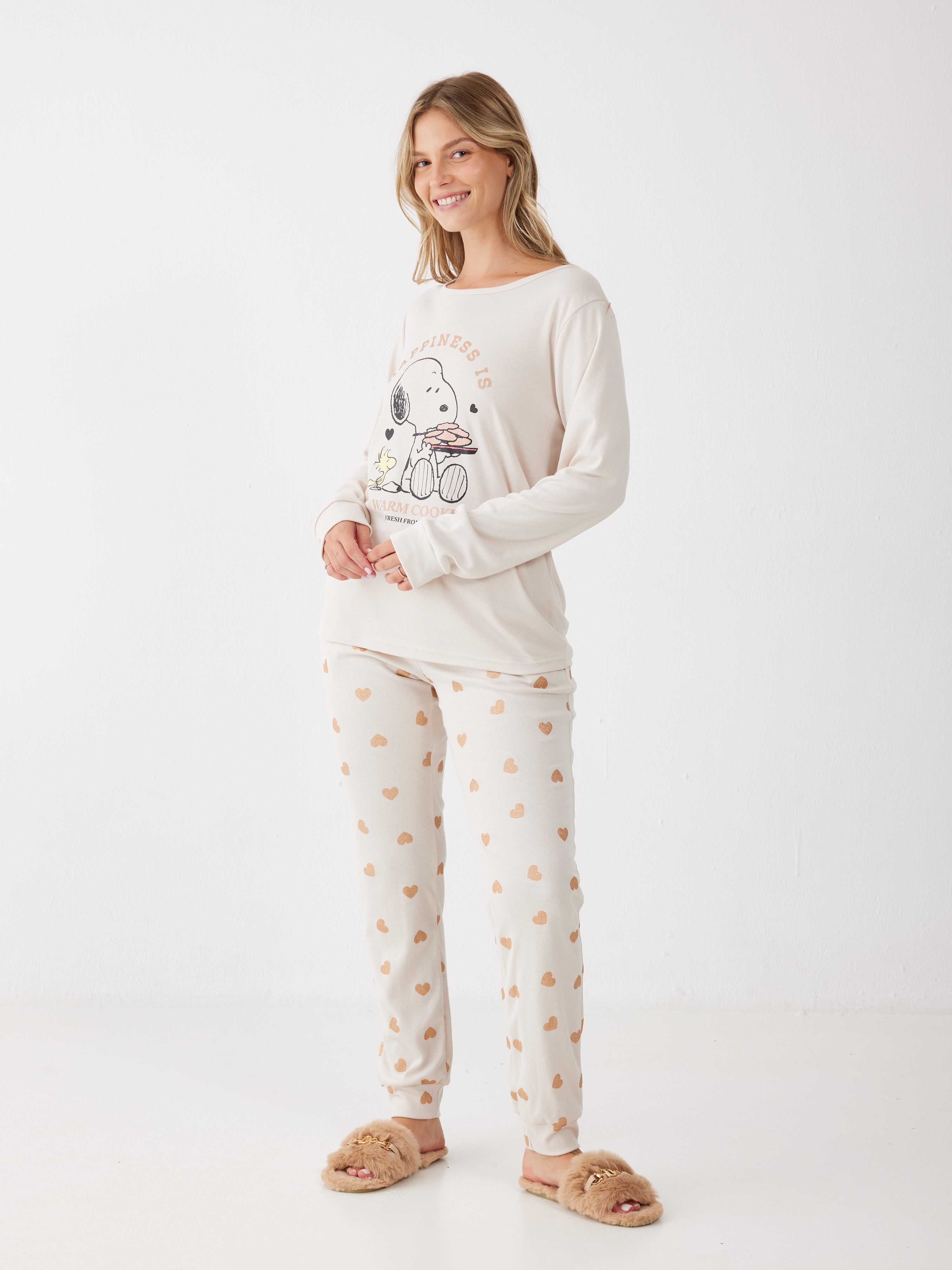 פיג'מה סנופי אינטרלוק