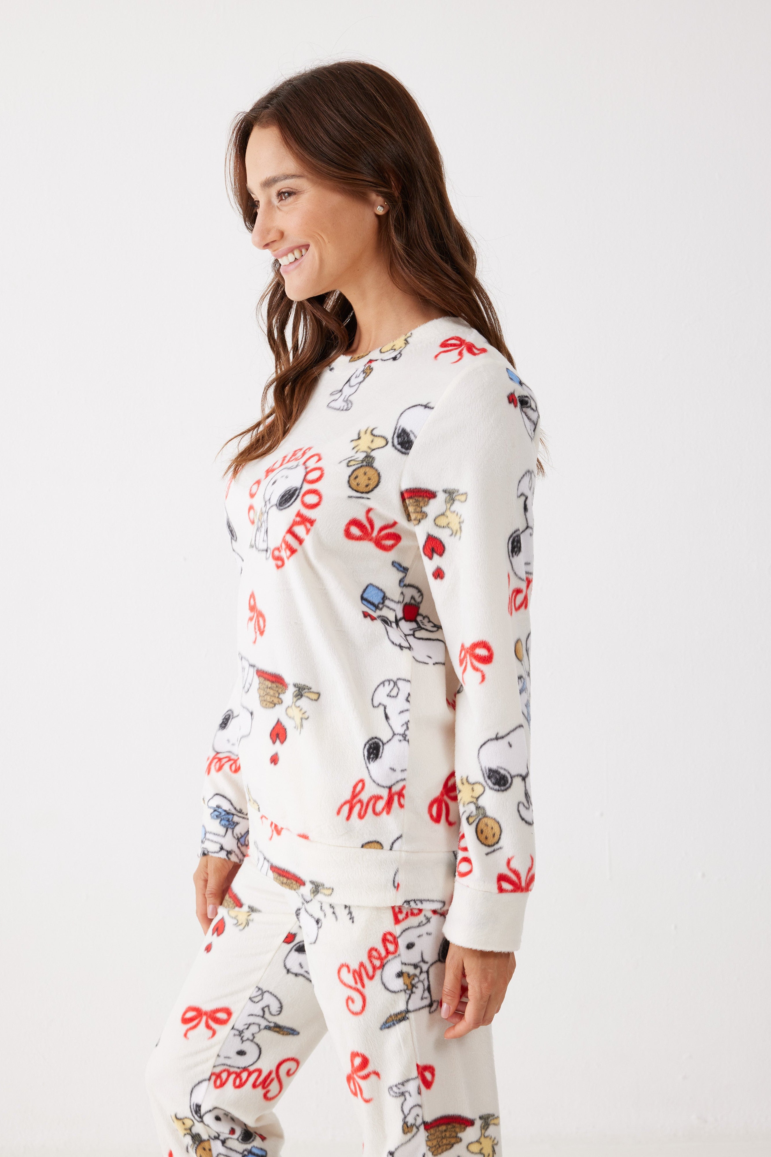 סט פיג'מת סנופי מינק