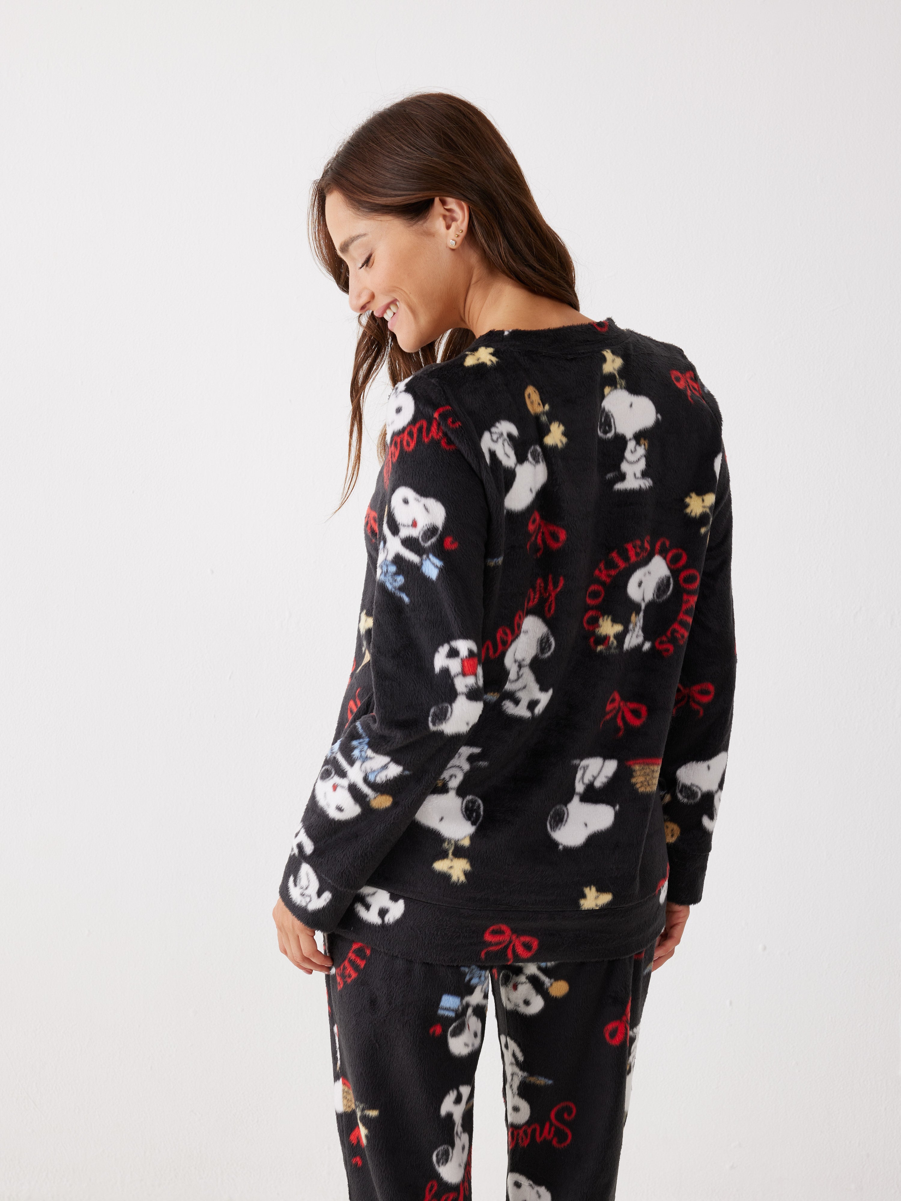 סט פיג'מת סנופי מינק