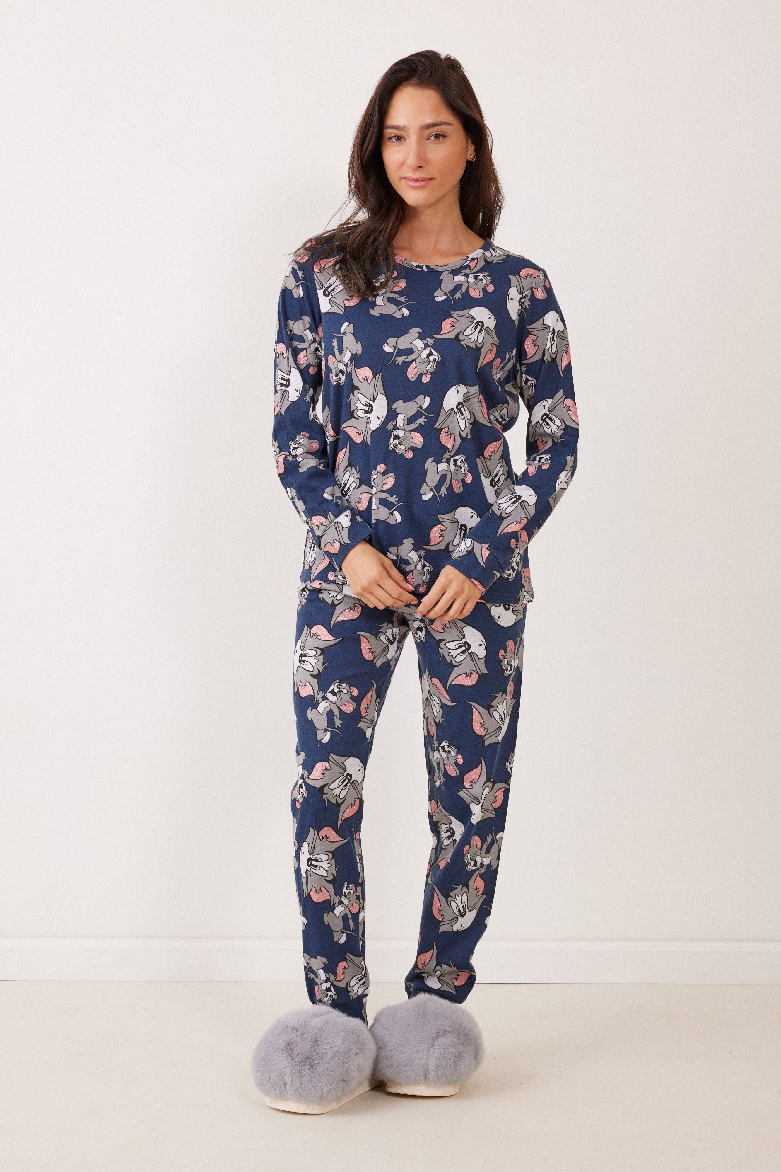 סט פיג'מה אינטרלוק TOM&JERRY