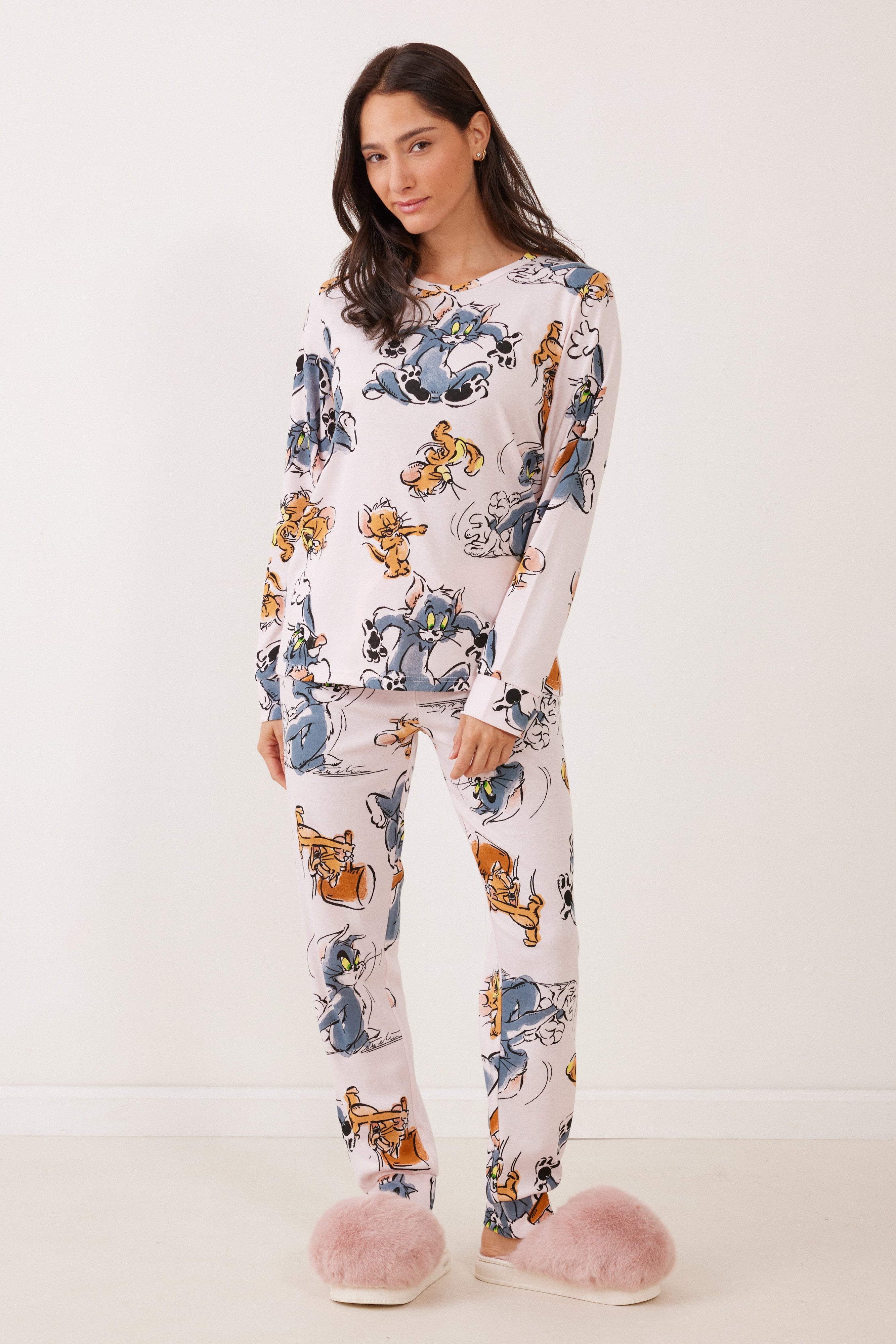 סט פיג'מה אינטרלוק TOM&JERRY