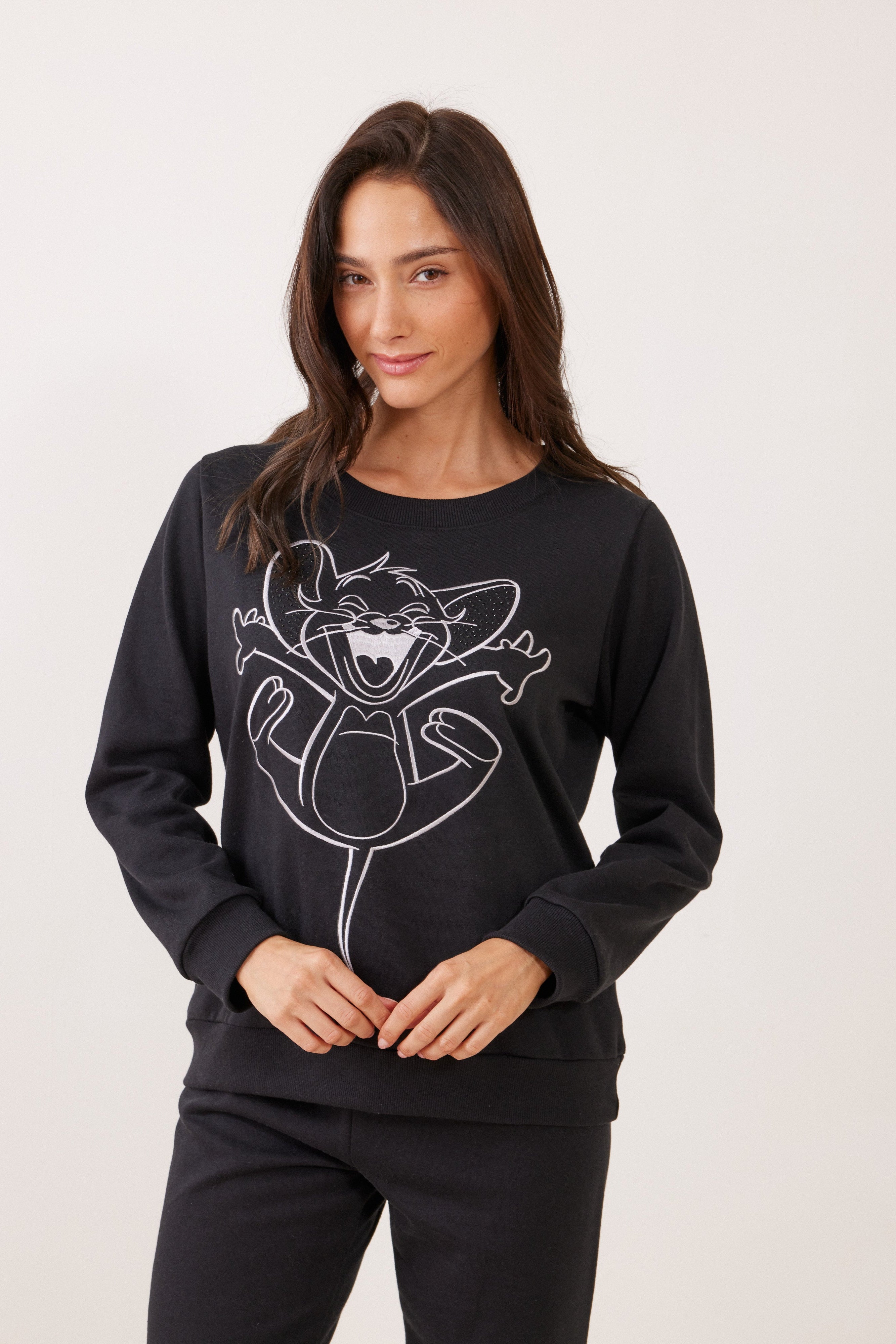 סט פיג'מה פוטר- שחור TOM&JERRY