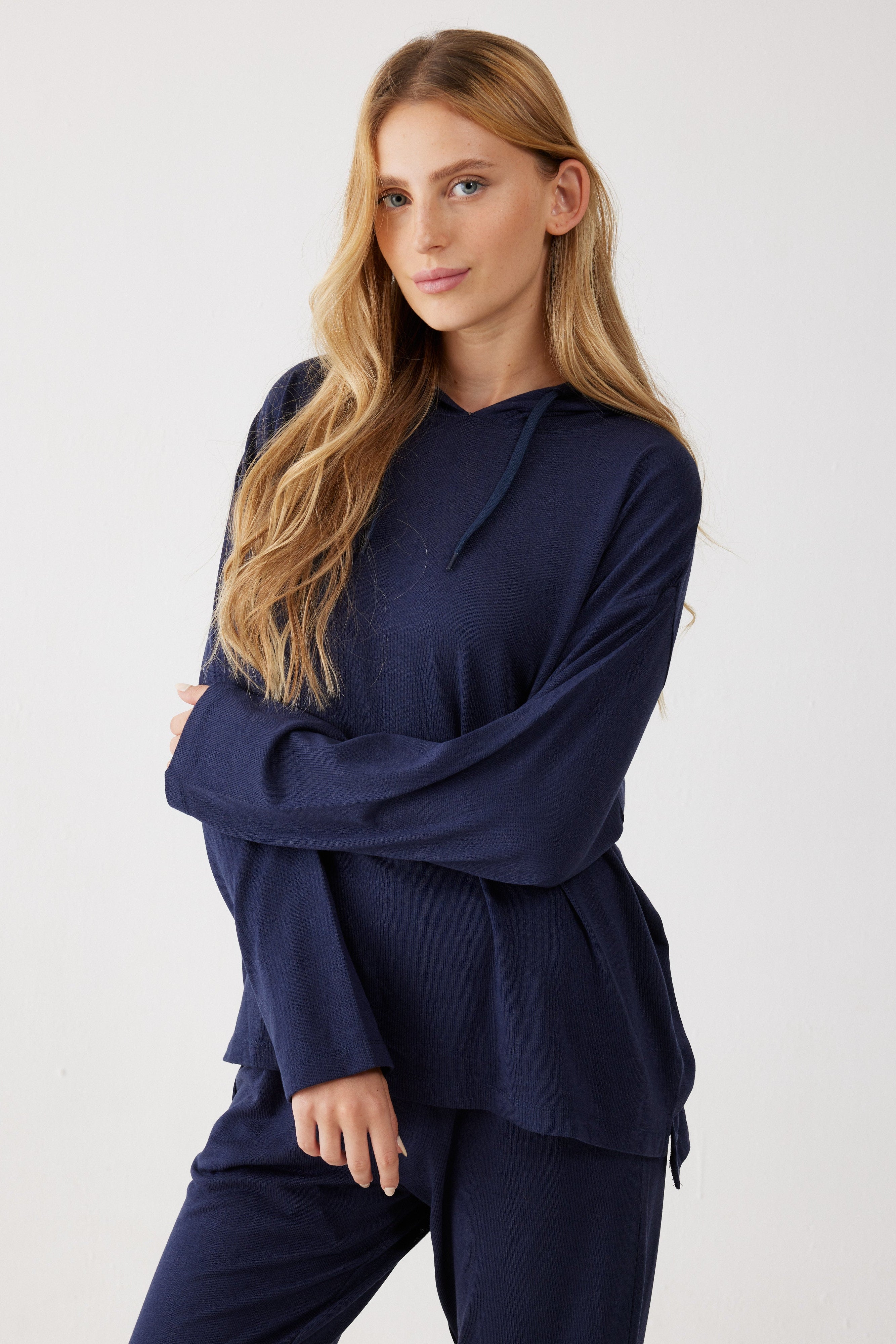 סט חליפת פנאי קפוצ'ון סריג