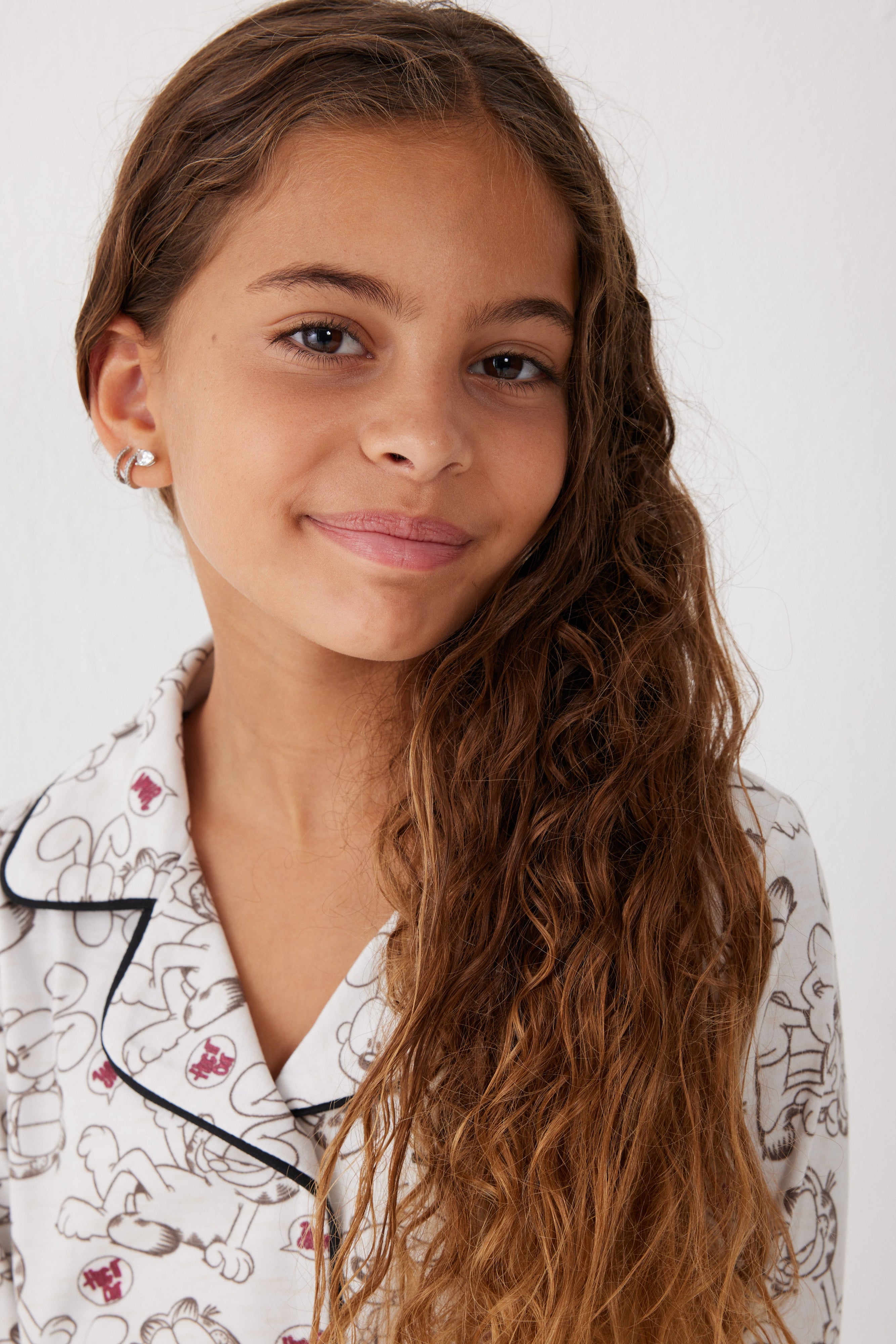 פיג'מה מכופתרת-ילדים גארפילד יאמי