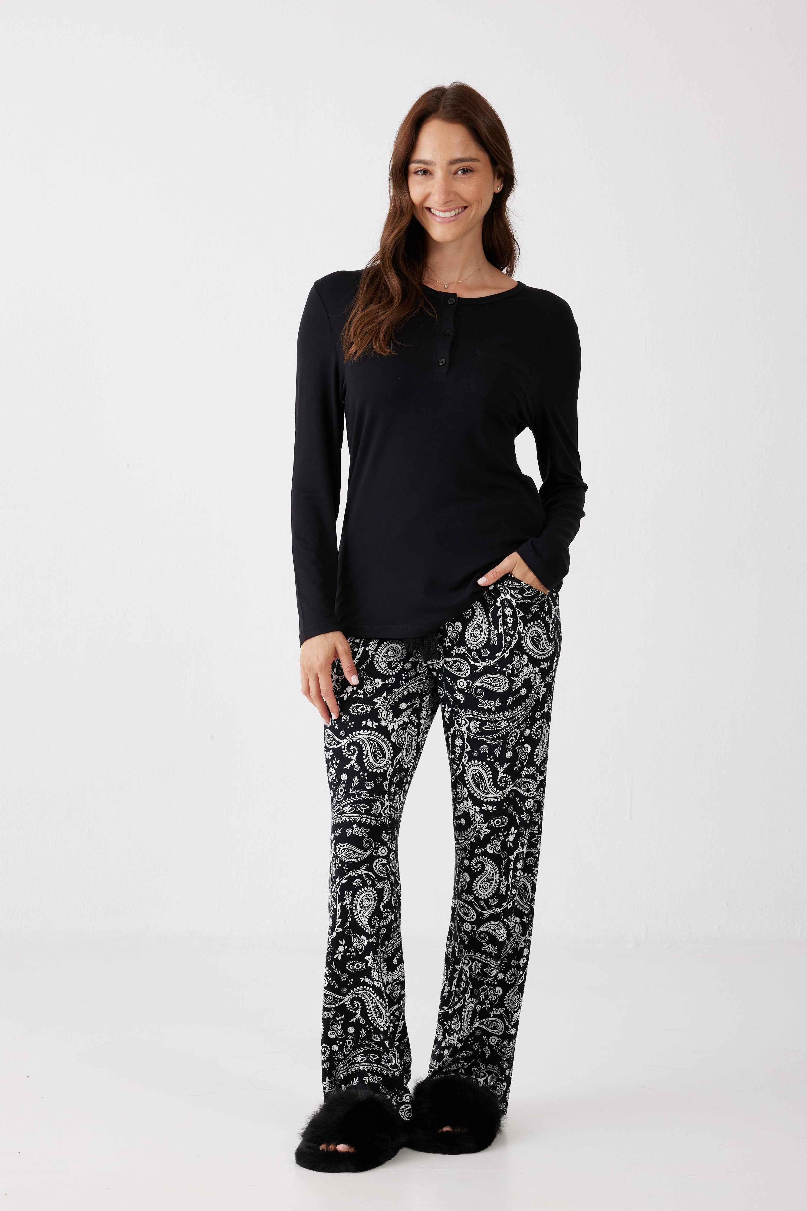 פיג'מה פייזלי ויסקוזה