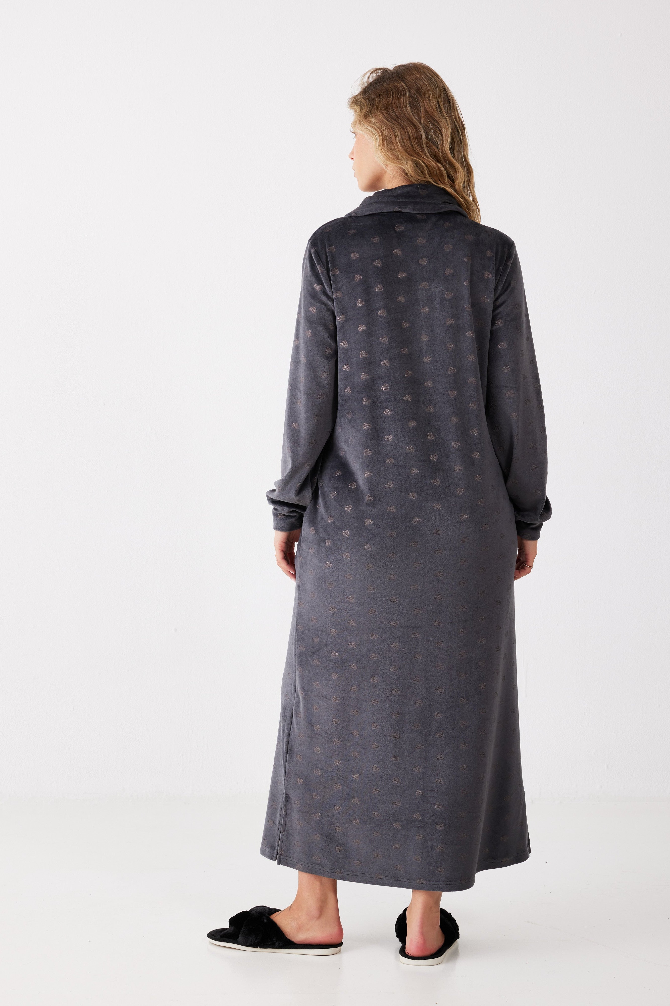 כותונת לבבות קטיפה