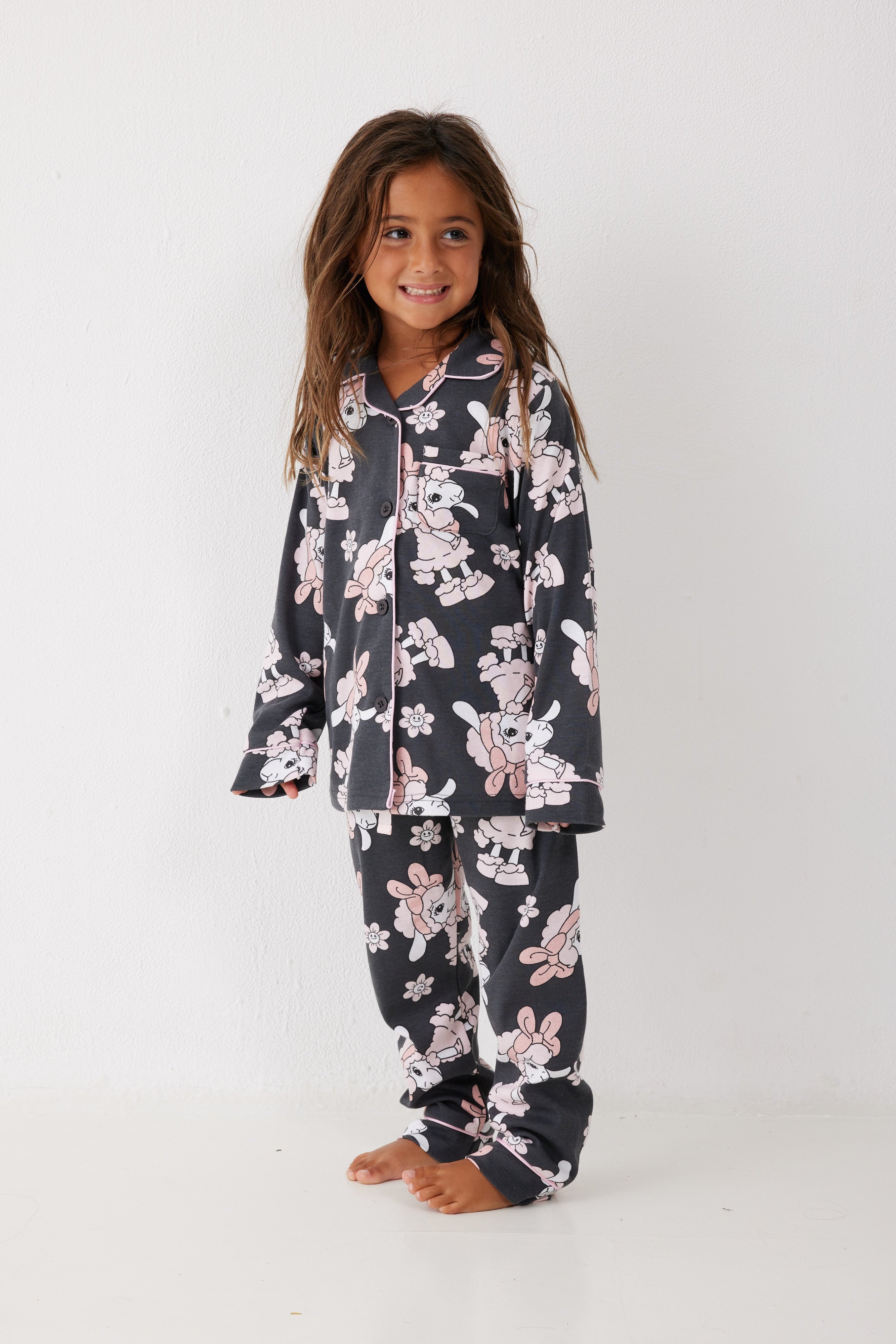 פיג'מה ילדים פיפה מכופתרת