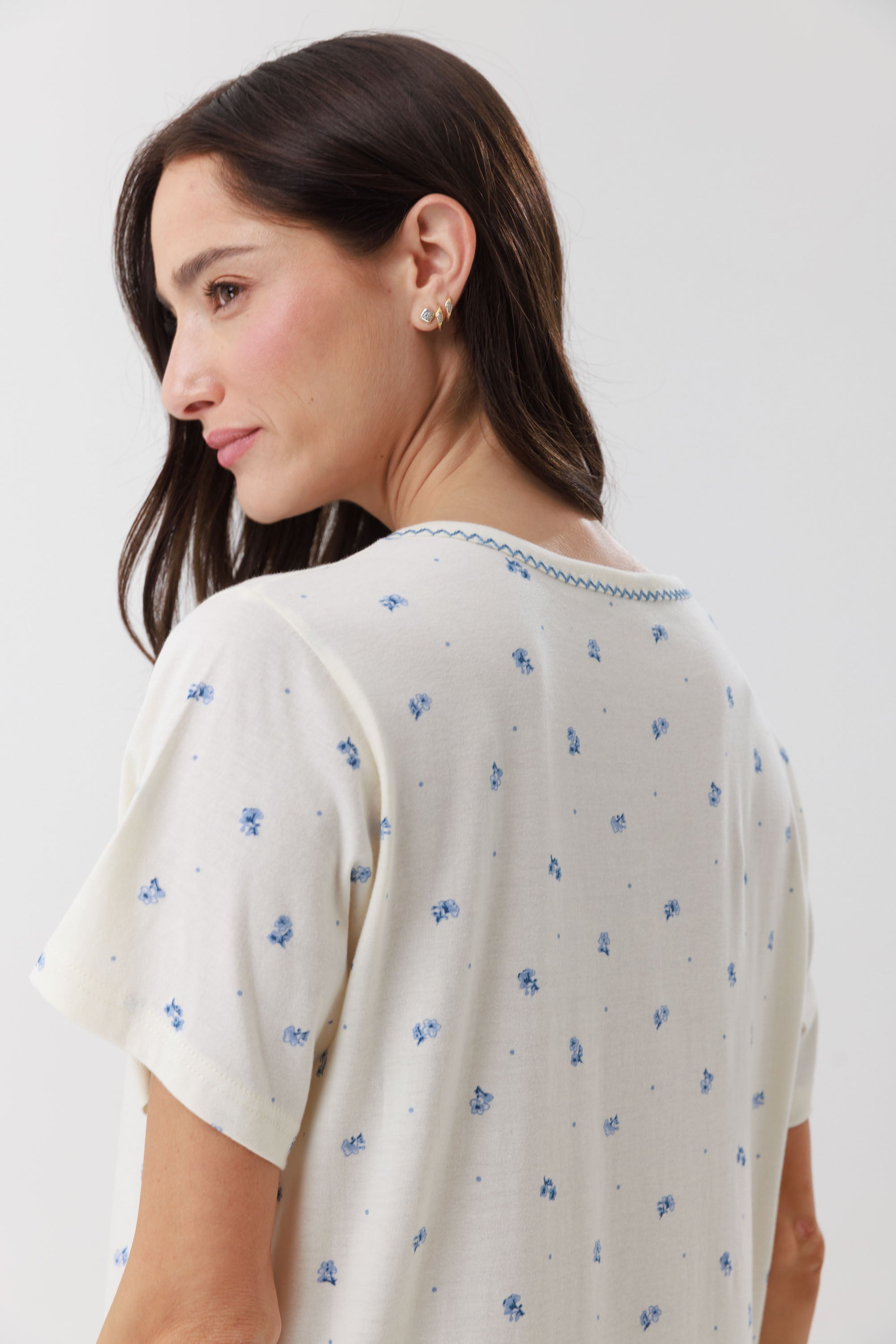 כותנת קיץ חצי שרוול 100% כותנה