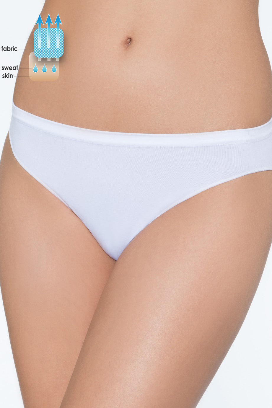 תחתון היילג אל תפר- מנדף זיעה