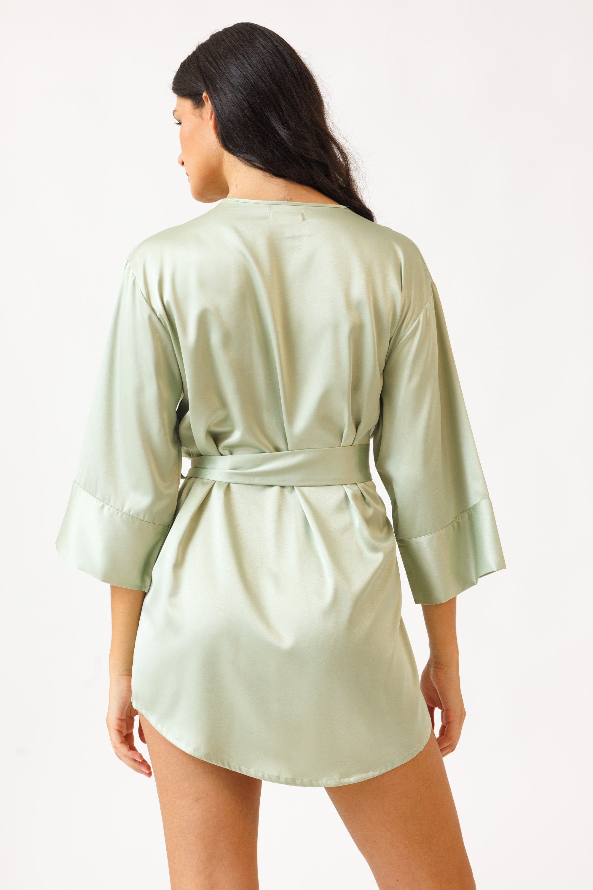 חלוק מיני סאטן