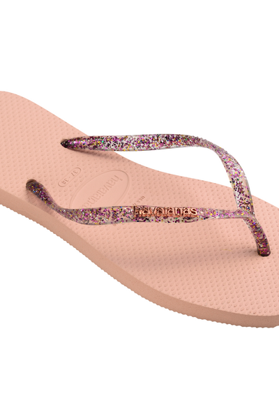 כפכפי סקוואר לוגו מטאליק- Squere Logo Metallic