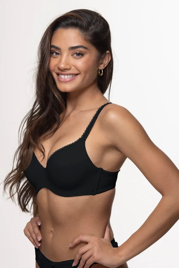 Plain Bra Narrow Lace חזיית ריפוד קל