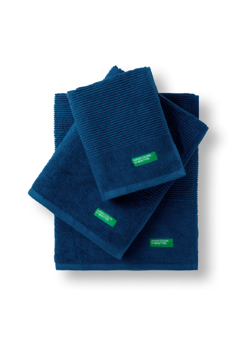 מגבת פנים 50/90 סמ ריבס - טורקיז Benetton