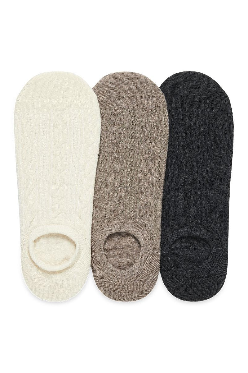 מארז 3 זוגות עקביות צמות ללא תפר