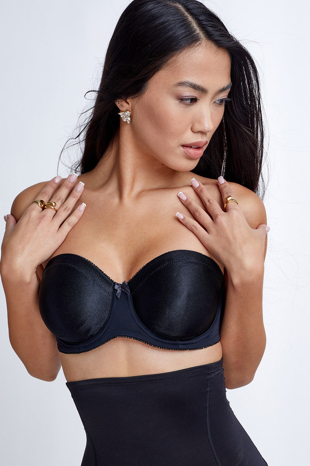 חזיית סטרפלס מידות גדולות