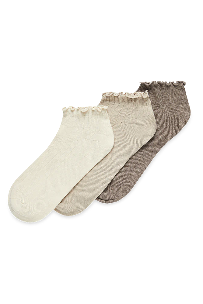 מארז 3 זוגות קרסוליות וסיומת תלתל