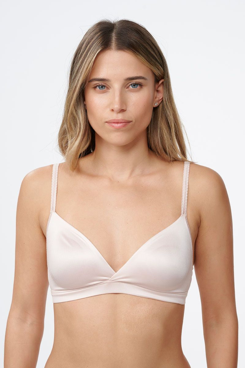 ברלט משולשים מבריק ללא ברזל עם כריות נשלפות