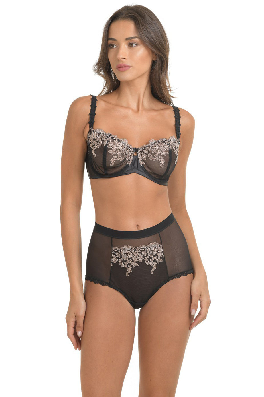 חזייה חצי קאפ תחרה