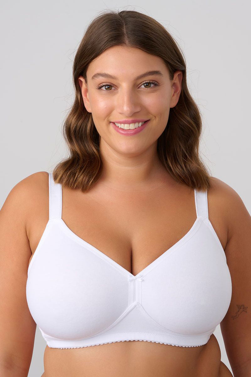 חזיית כותנה ללא ריפוד וללא ברזל