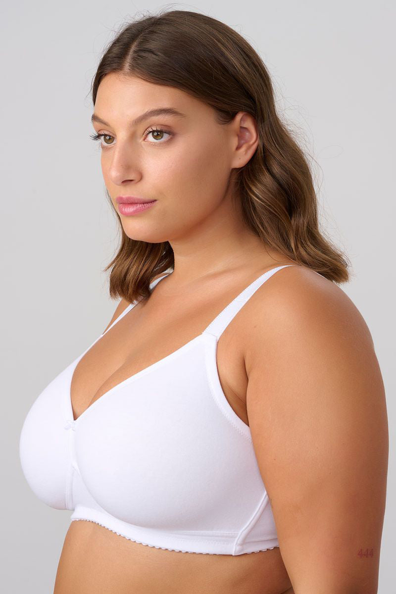 חזיית כותנה ללא ריפוד וללא ברזל