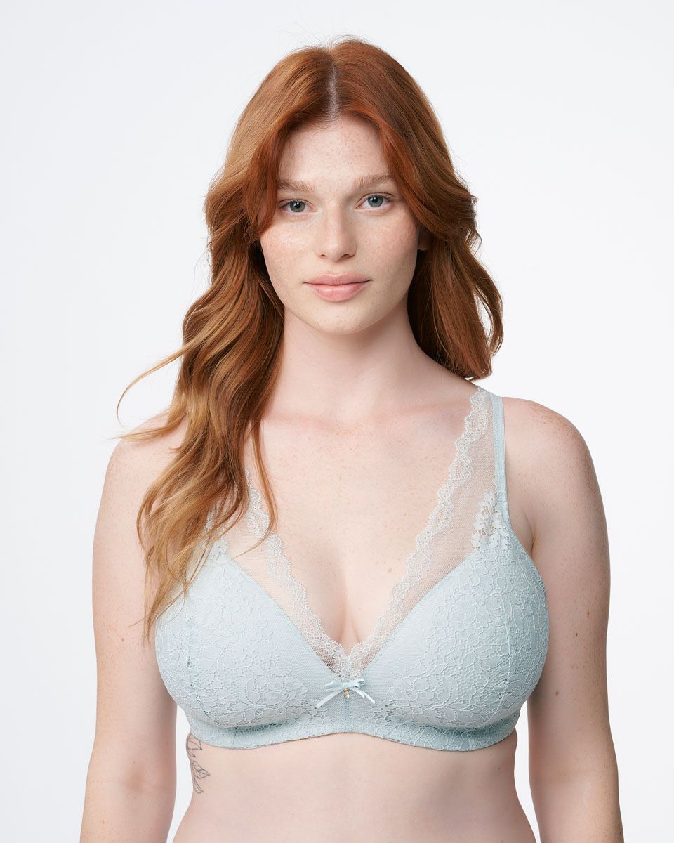 חזיה ללא ברזל תחרה