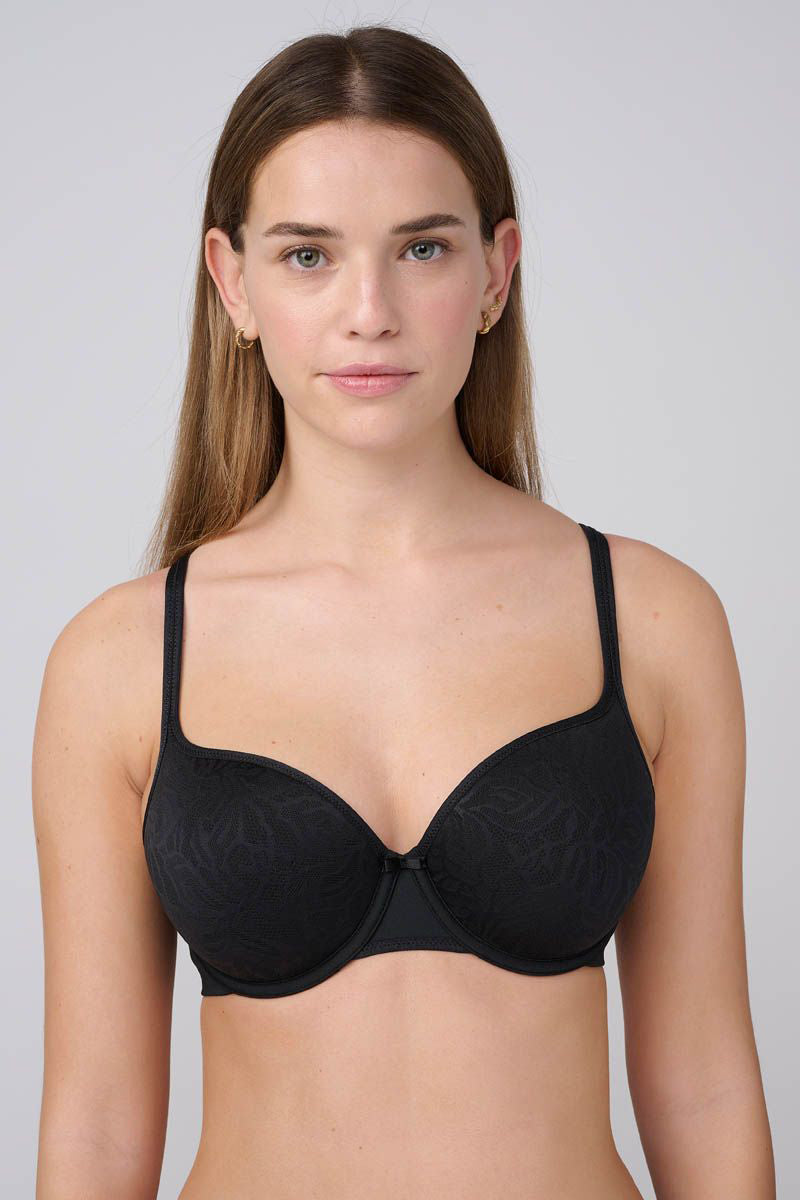 חזיית ספייסר מרופדת ג'אקרד עם ברזלים