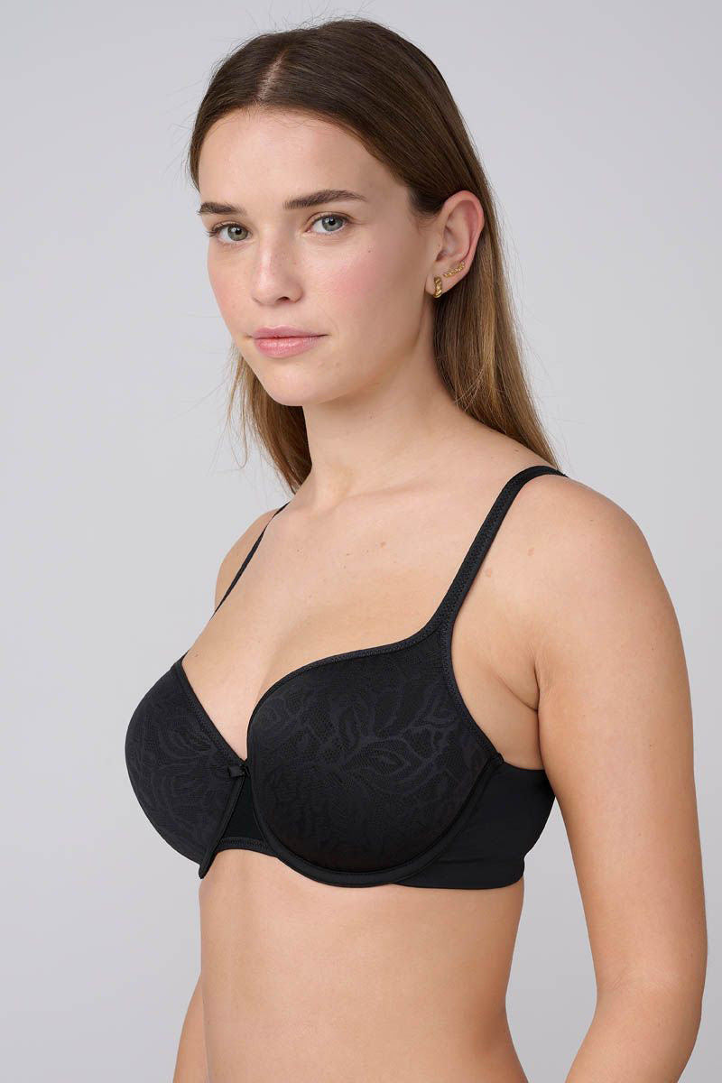 חזיית ספייסר מרופדת ג'אקרד עם ברזלים