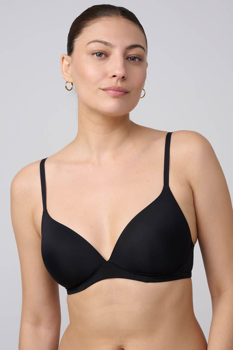 חזיית פוש אפ קל מרופדת ללא ברזלים מבד מיקרו