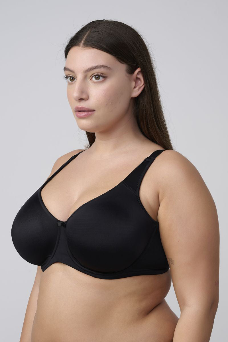 חזיית מינימייזר בגזרה סגורה מבד מיקרופייבר