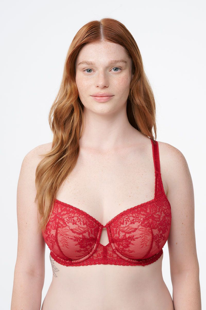 חזיית תחרה ריפוד קל