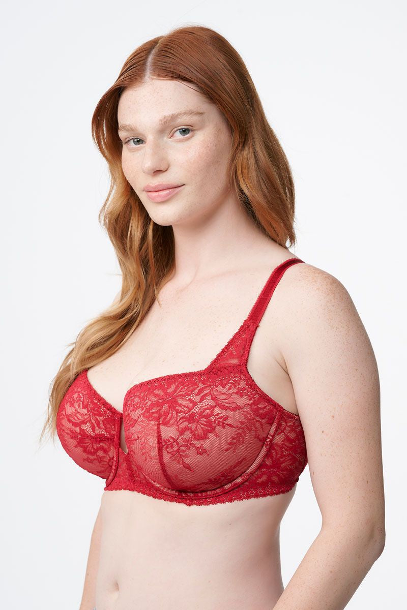 חזיית תחרה ריפוד קל