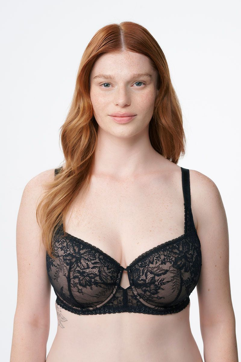 חזיית תחרה ריפוד קל