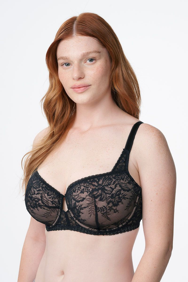 חזיית תחרה ריפוד קל