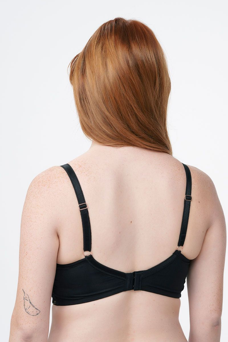 חזיית תחרה מרופדת במראה סטרפלס עם ברזלים נסתרים