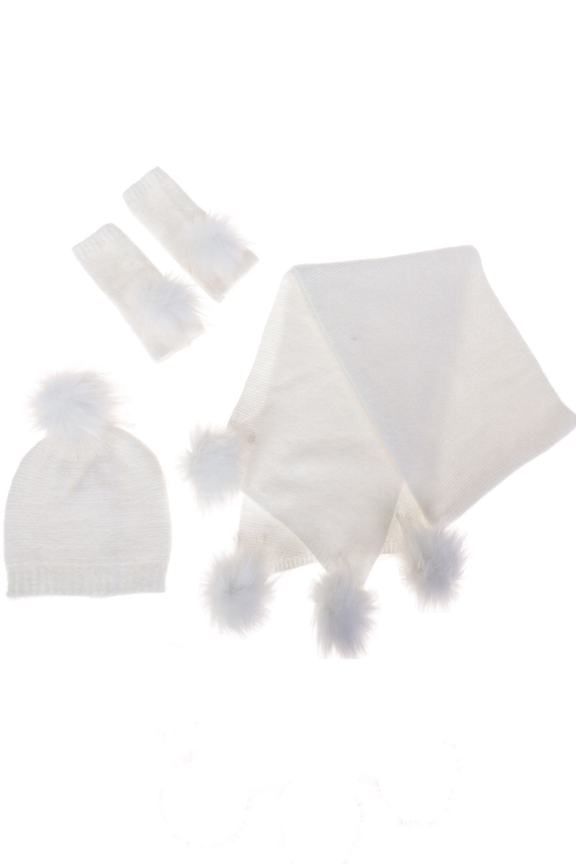 צעיף עם כובע צמר