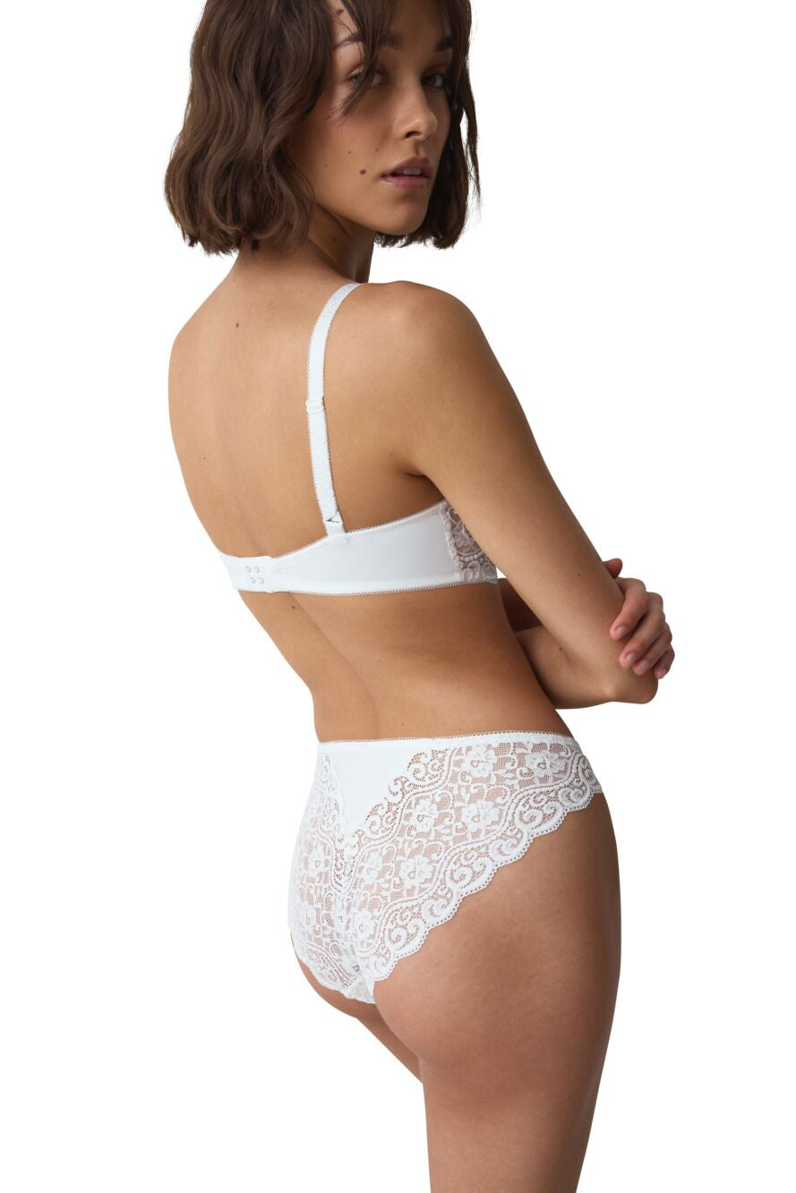 Amourette W - חזיית תחרה ללא ריפוד צבע לבן