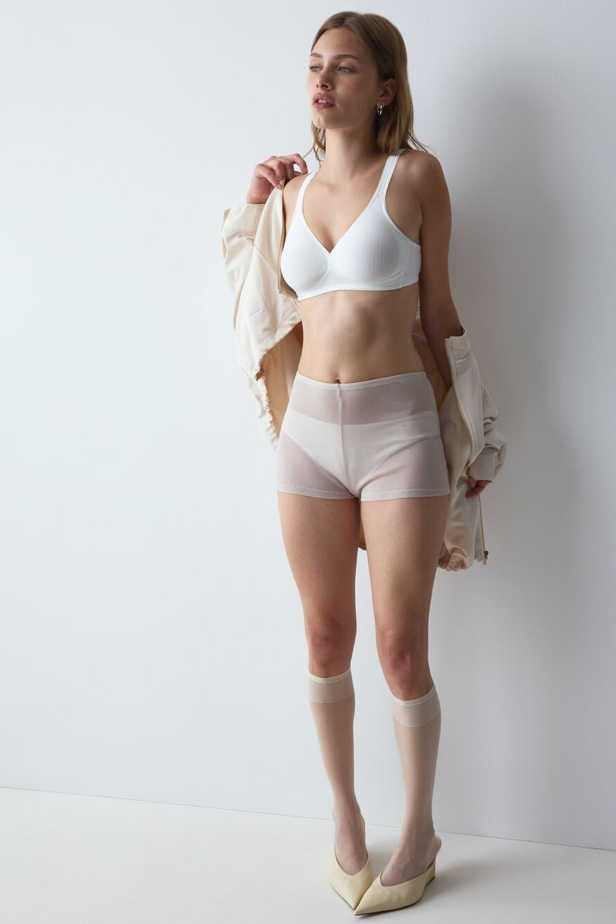 Modern Soft + Cotton N חזיה ללא ברזל וללא ריפוד - לבן