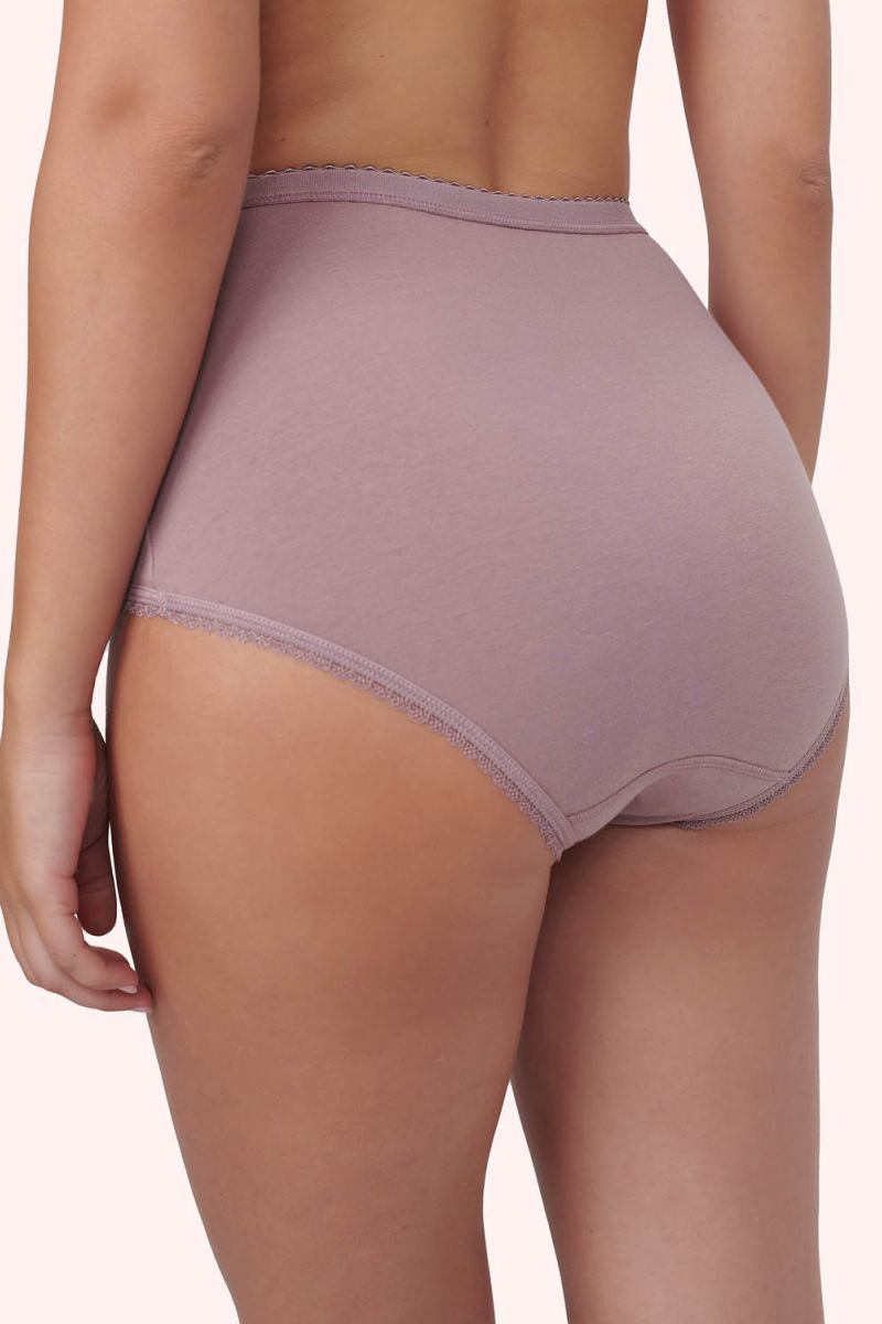 תחתון כותנה מקסי חלק