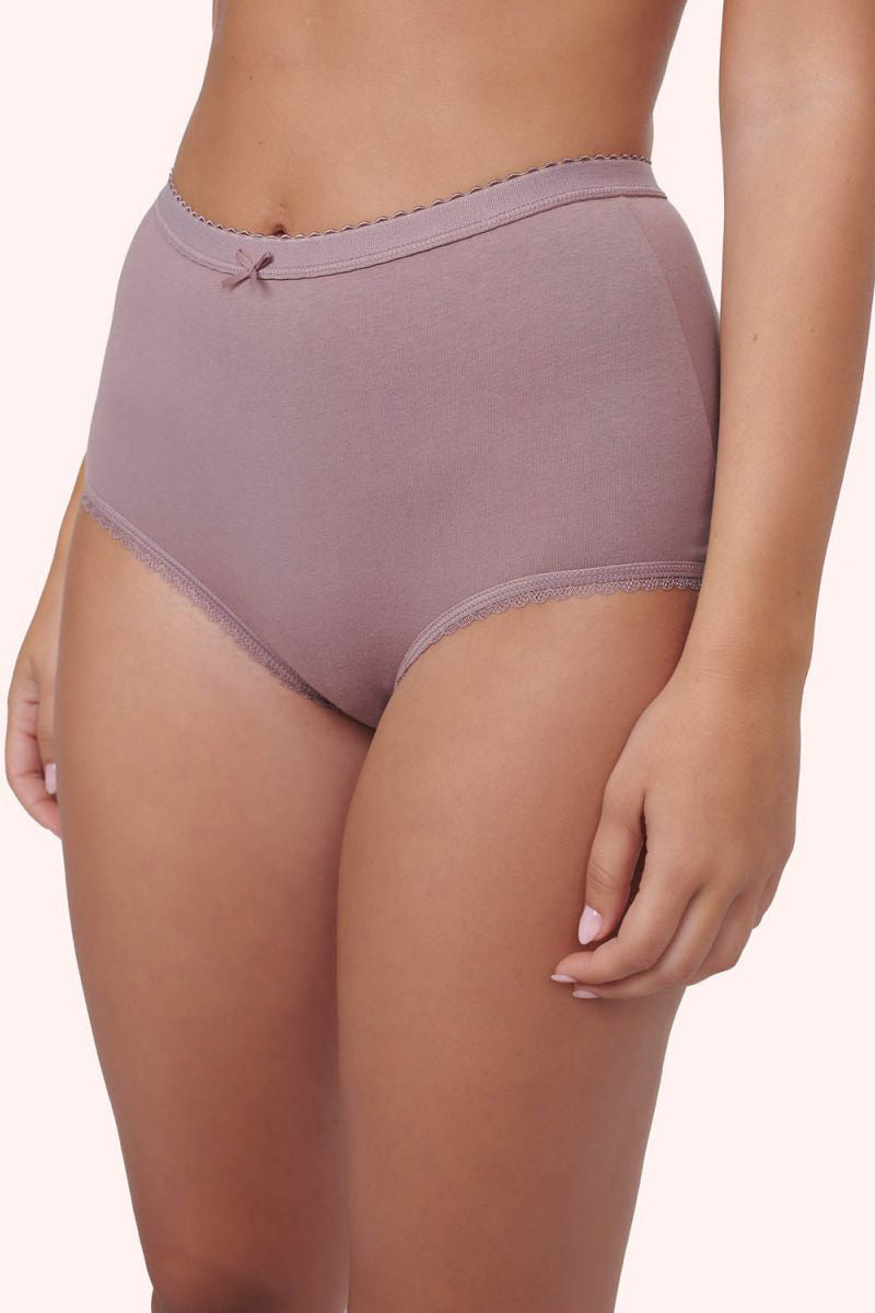 תחתון כותנה מקסי חלק