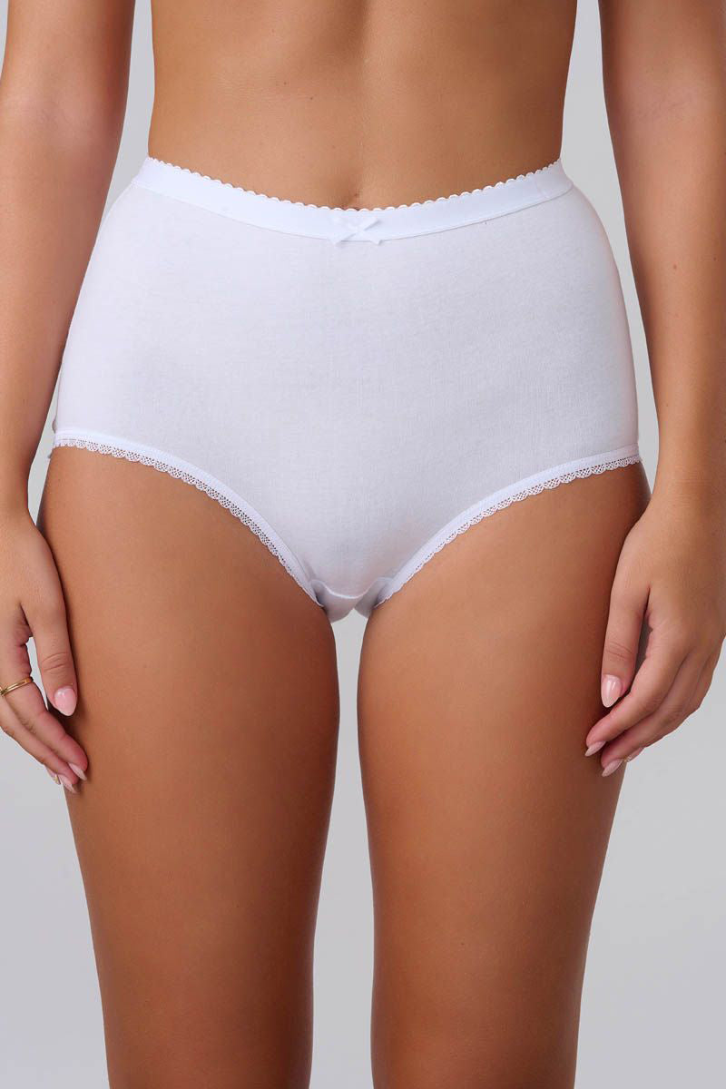 תחתון כותנה מקסי חלק