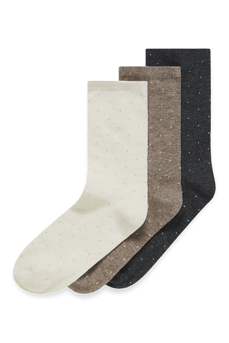 3 זוגות גרביים באורך קלאסי